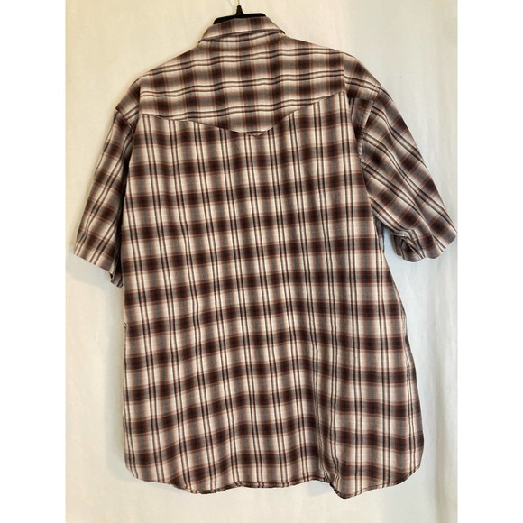 Rafter C Ranchwear Men's Short Sleeve Western Style Shirt Snap Buttons Size XXL - Picture 4 of 10